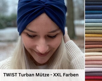TWIST Turban Hat, custom-made in many colors, Chemo Cap, Sun Hat, Made to Measure, Alopecia Hair Loss, Headscarf, Item No. 11549768
