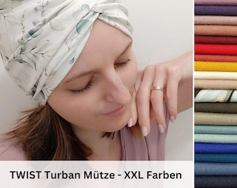 TWIST Turban Hat, custom-made in many colors, Chemo Cap, Sun Hat, Made to Measure, Alopecia Hair Loss, Headscarf, Item No. 11549768