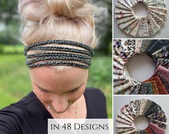 Cut Up YOGA Haarband in 100 Farben, leichtes Sommer Haarband, Einlagig Nahtlos, Maßanfertigung, Sport- Freizeit Stirnband