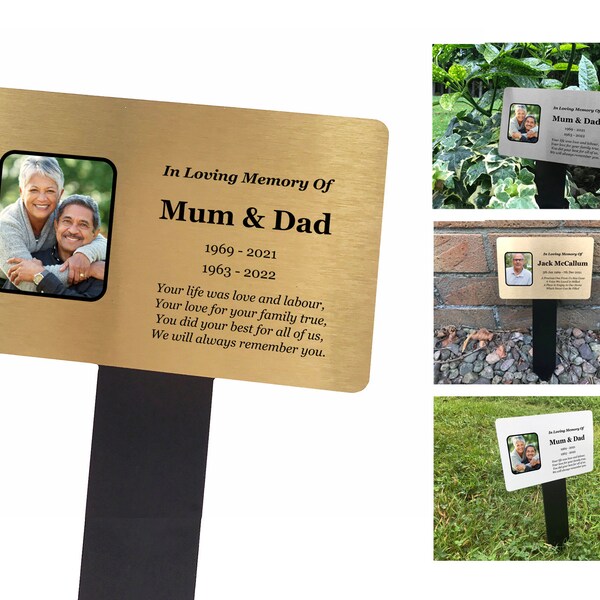 Memorial Marker - Etsy