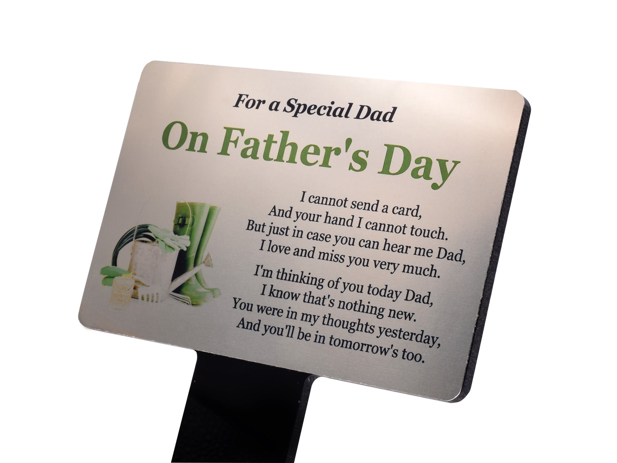 NEW For A Special Dad On Father's Day Memorial plaque Etsy