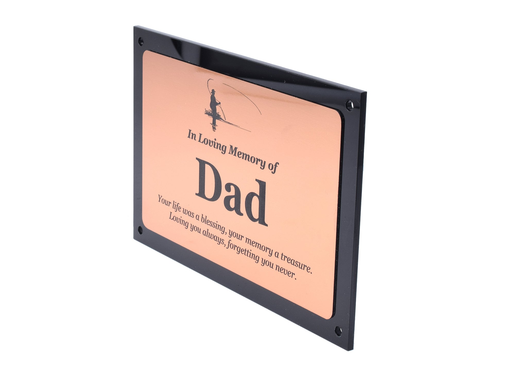 NEW Beautifully Engraved Dad Memorial Plaque Indoor and Etsy