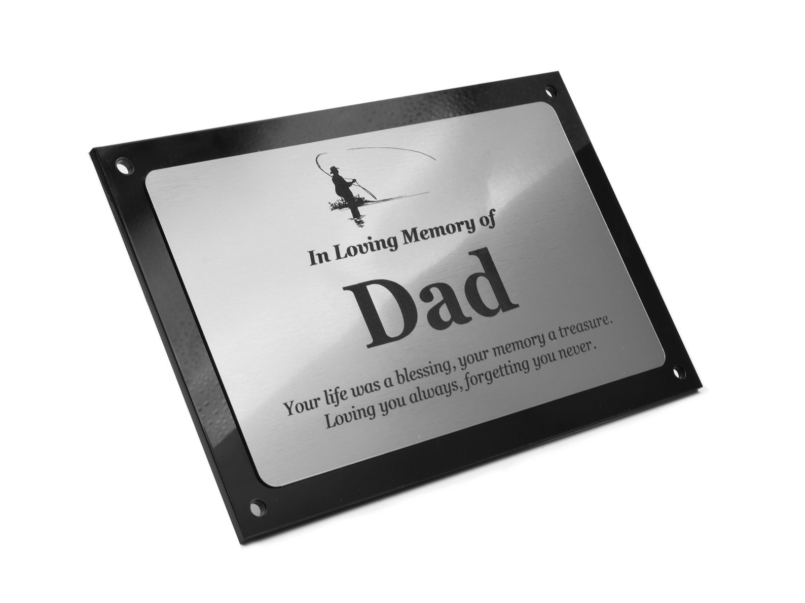NEW Beautifully Engraved Dad Memorial Plaque Indoor and Etsy