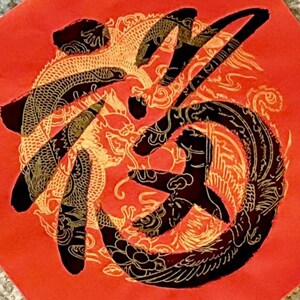 Chinese New Year Fu (福, Luck) for 2025 Year of Snake (small Size 9 in X ...