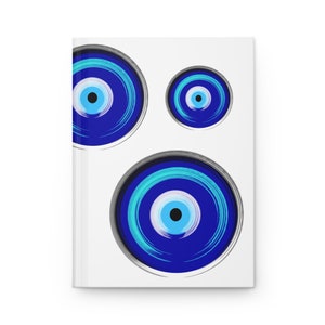 Evil Eye HARDCOVER JOURNAL Matte Evil Eye Journal Evil Eye Hardcover Journal Gift