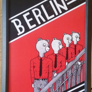 Color Art Print Berlin Kraftbear