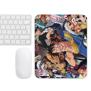 Anime Zoro Tapis de souris One Piece - Grand tapis de souris de jeu, base  en caoutchouc