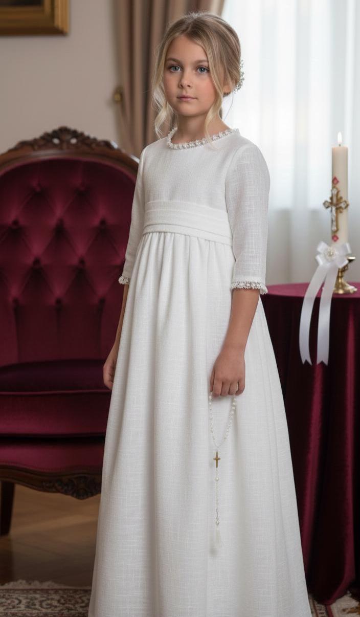 Irish Linen Communion Dress - Etsy New Zealand Irish Linen Communion Dress - Etsy New Zealand