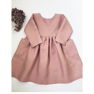 Boho bloemenmeisjesjurk, peuterjurk met lange mouwen