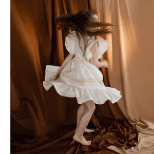 Bridesmade Junior Ivory Flower Girl Dress