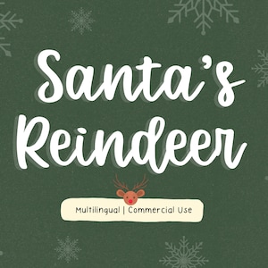 Calligraphy Christmas Font for Cricut Font Handwritten Font Handlettered Font Script Font Procreate Font Commercial Use Font Craft Font