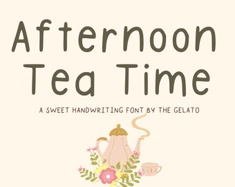 Thin Sweet Handwriting Font Monoline GoodNotes Font Quote Font Aesthetic Font Notability Font Tall Farmhouse Font iPad Student Note Font
