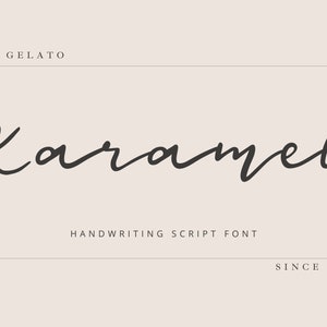 Handwriting Script Font Script Calligraphy Font Handwritten Cursive Font Minimalistic Font Elegant Branding Font Thick Script Font Packaging