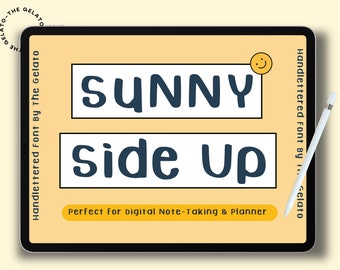 Aesthetic Digital Note Font GoodNotes Handwritten Font Digital Planning Font Handwriting Canva Font Handwriting Notability Font iPad Font