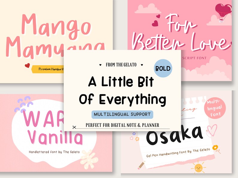 Handwritten Western Font Bundle Commercial Use Font Handwriting Cursive ...