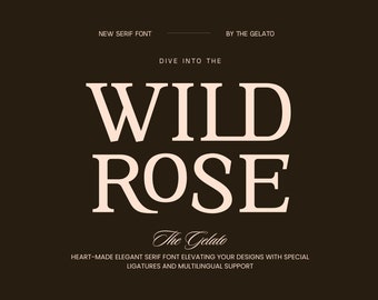 Modern Serif Font Classy Branding Font Premium Logo Font Minimal Ligatures Font Aesthetic Brand Font Elegant Serif Font Wedding Font Stylish