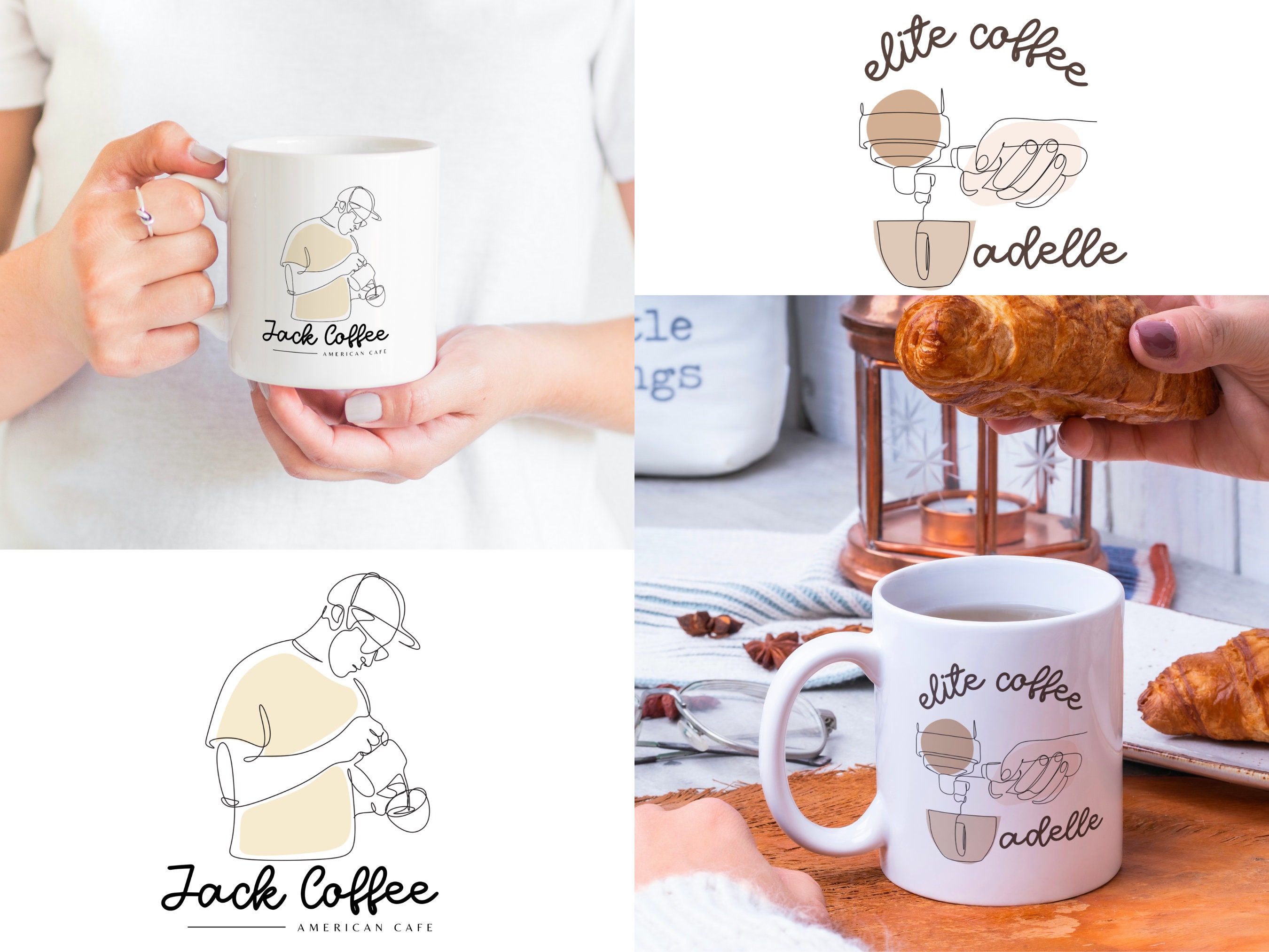 Monoline Handwriting Font Coffee Shop Font Cafe Sign Cafe Menu Font ...