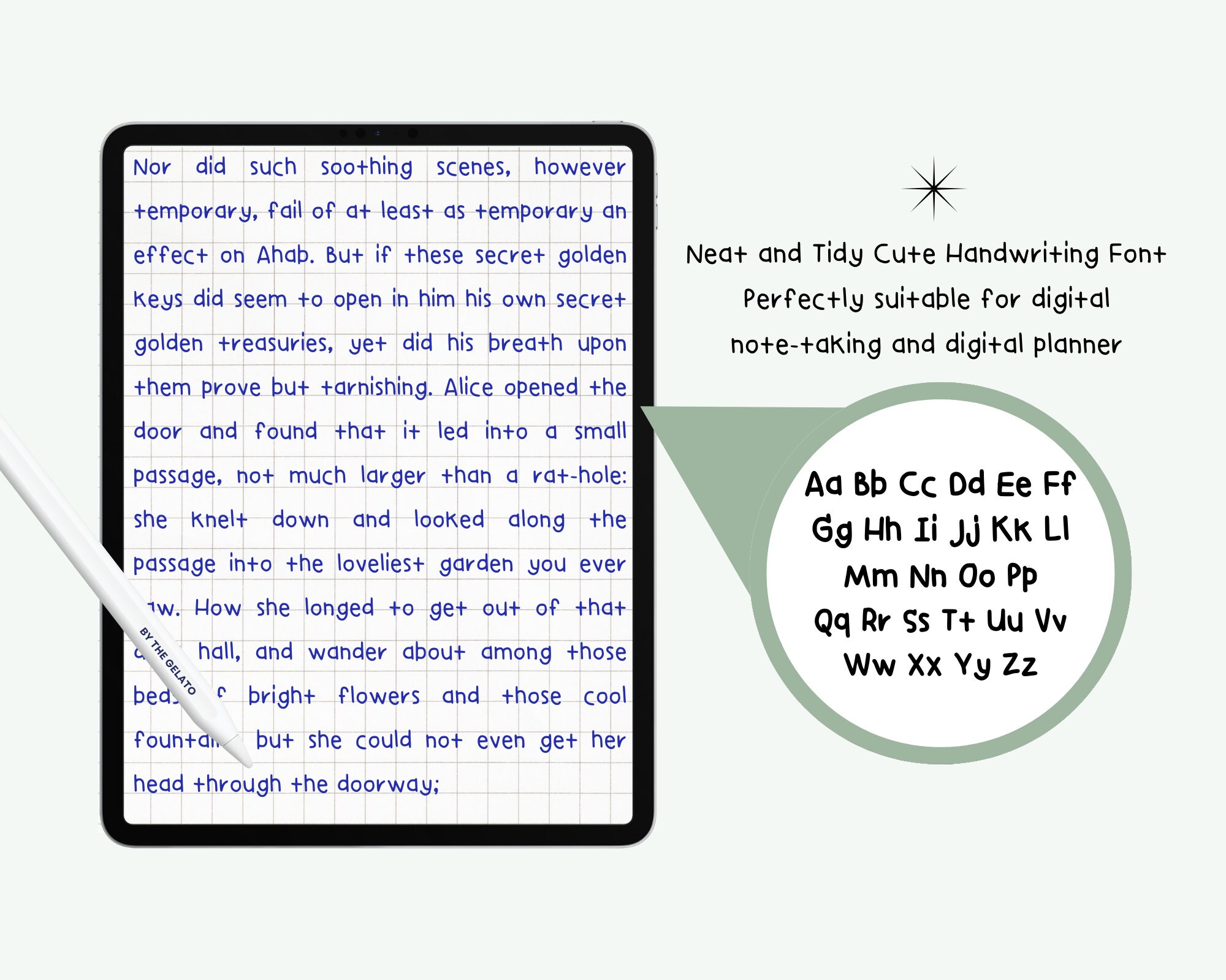 Aesthetic Neat Handwritten Font for Goodnotes Notability Handwriting ...