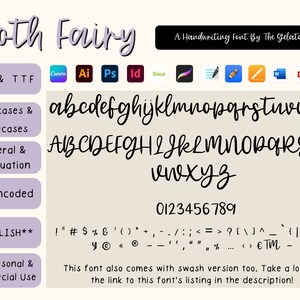 Handwritten Script Font Bundle Sweet Cursive Font Scrapbook Font Canva ...