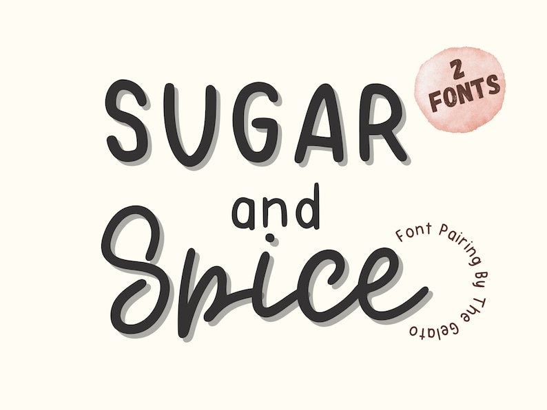 Monoline Branding Font Duo Script Font Pairing Handwriting Font Duo ...
