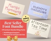 Minimal Handwriting Font Bundle Handwritten Script Font Commercial Use Font Bundle GoodNotes Notability Font Farmhouse Font Scrapbook Font