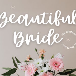 Bridal Calligraphy Font Handlettered Wedding Font Canva Wedding Font Wedding Invitation Font Handwritten Script Font Branding Font Cursive
