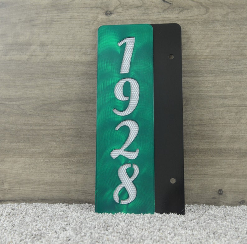 Custom Address Placard // Mailbox Number // Metal Sign Etsy