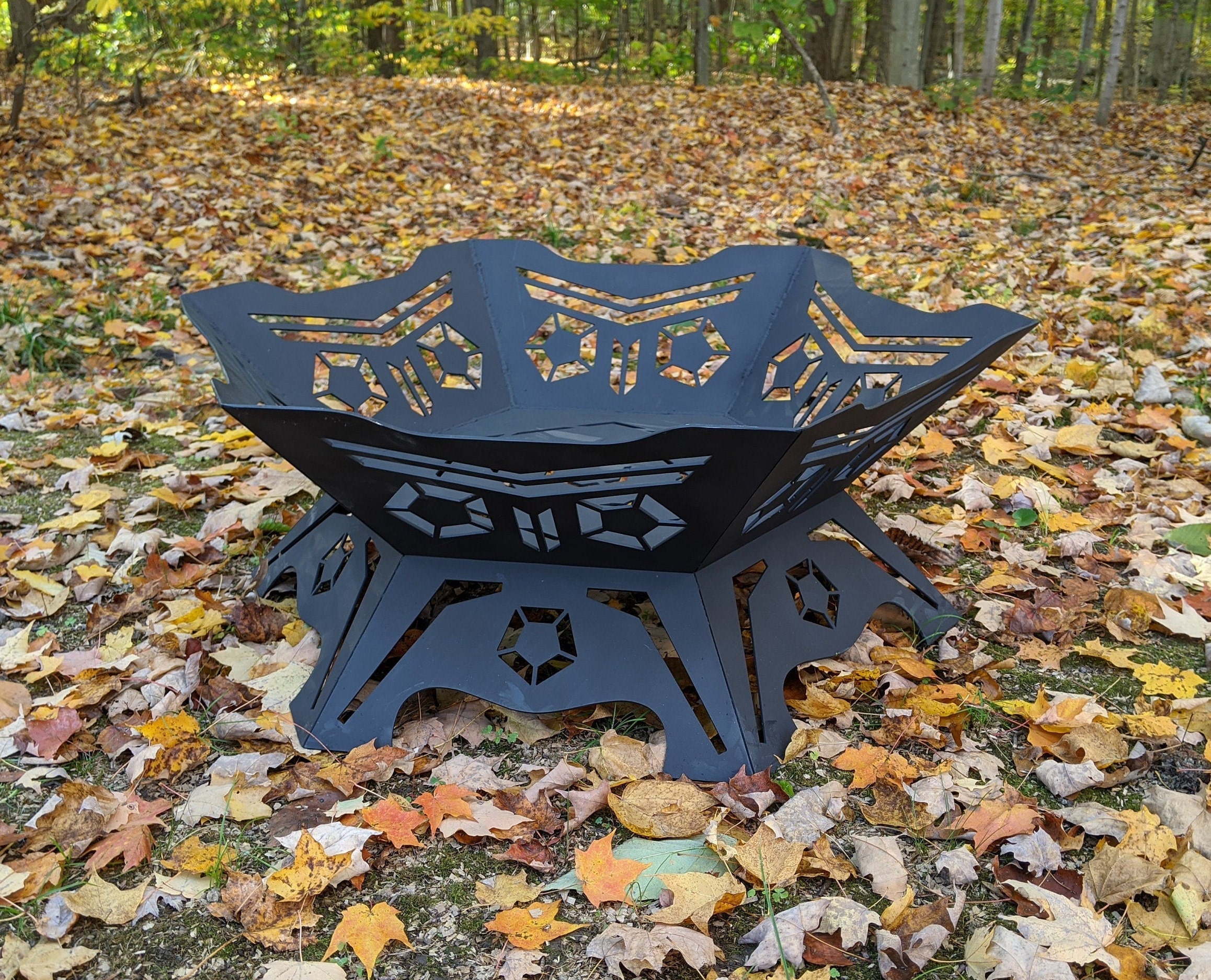 DIY Fire Pit // DIY Welding Kit // Hexagon Fire Pit Project Etsy UK