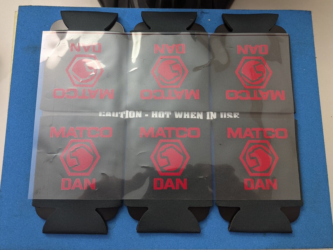 Heat Press Koozie Jig // Heat Transfer Plate for Koozies Etsy
