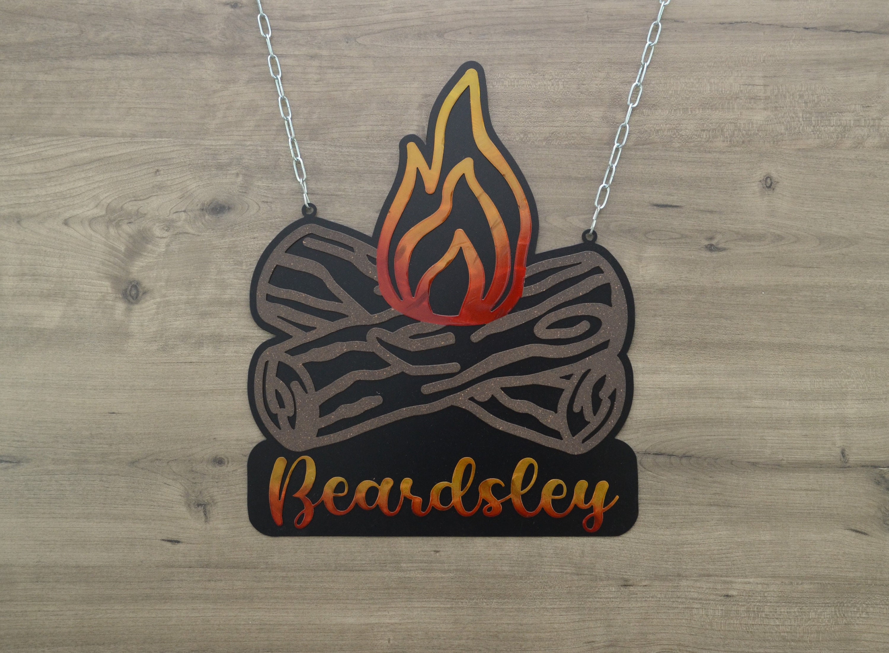 Custom Campfire// Wall Art // Metal Sign Decor Etsy