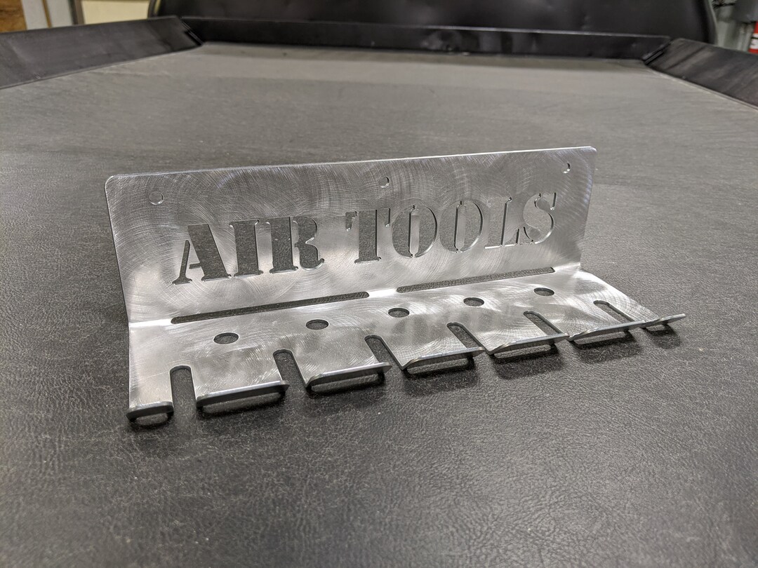 Air Tool Hanger // Wall Rack // Garage Organization // Air Tools // Air