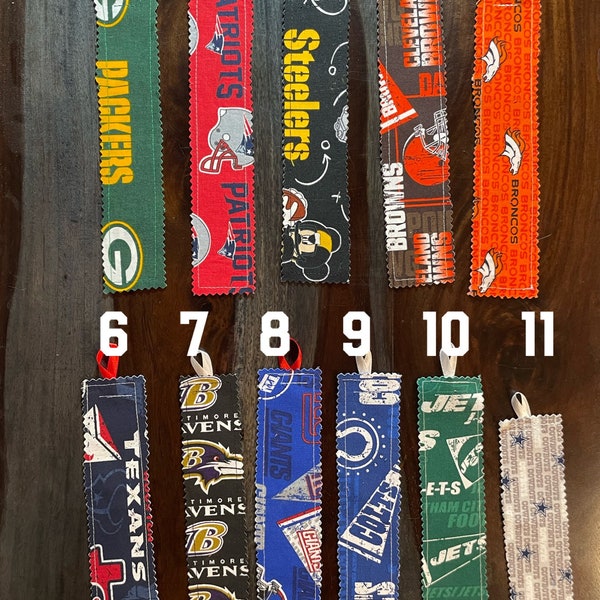 Bookmarks, Sports Fabric Bookmark, Readers Gift, Sports fan, Book lover