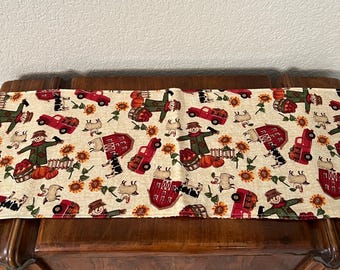 Fall Decor, Thanksgiving Decor,Toilet Tank Topper, Bookshelf, Bathroom Decor, Kitchen table, Farmhouse Living, Country Decor, Runner
