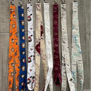Lanyard, Movie, Fun, Handmade Cotton Lanyard Keychain, Teacher, School, Work, ID Badge Holder, Key Holder, Gift