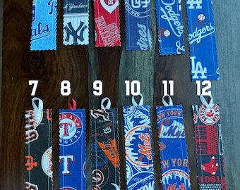Bookmarks, Baseball, Hockey, Basketball, Sports Fabric Bookmark, Readers Gift, Sports fan, Book lover