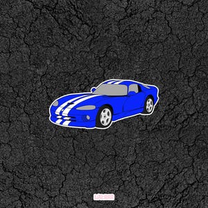 Dodge Viper GTS - Laptop, Kind, Autofenster oder Autoaufkleber, viele Größen