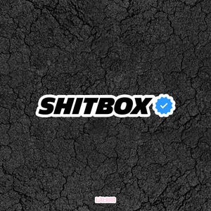 Shitbox Certified Instagram Fun Car Sticker