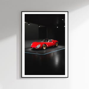 Alfa Romeo 33 Stradale - Digital Print Download - Real Photography by MrYLT