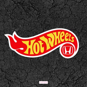 Hot Wheels HONDA - Fun Car Automobile oder Laptop Sticker