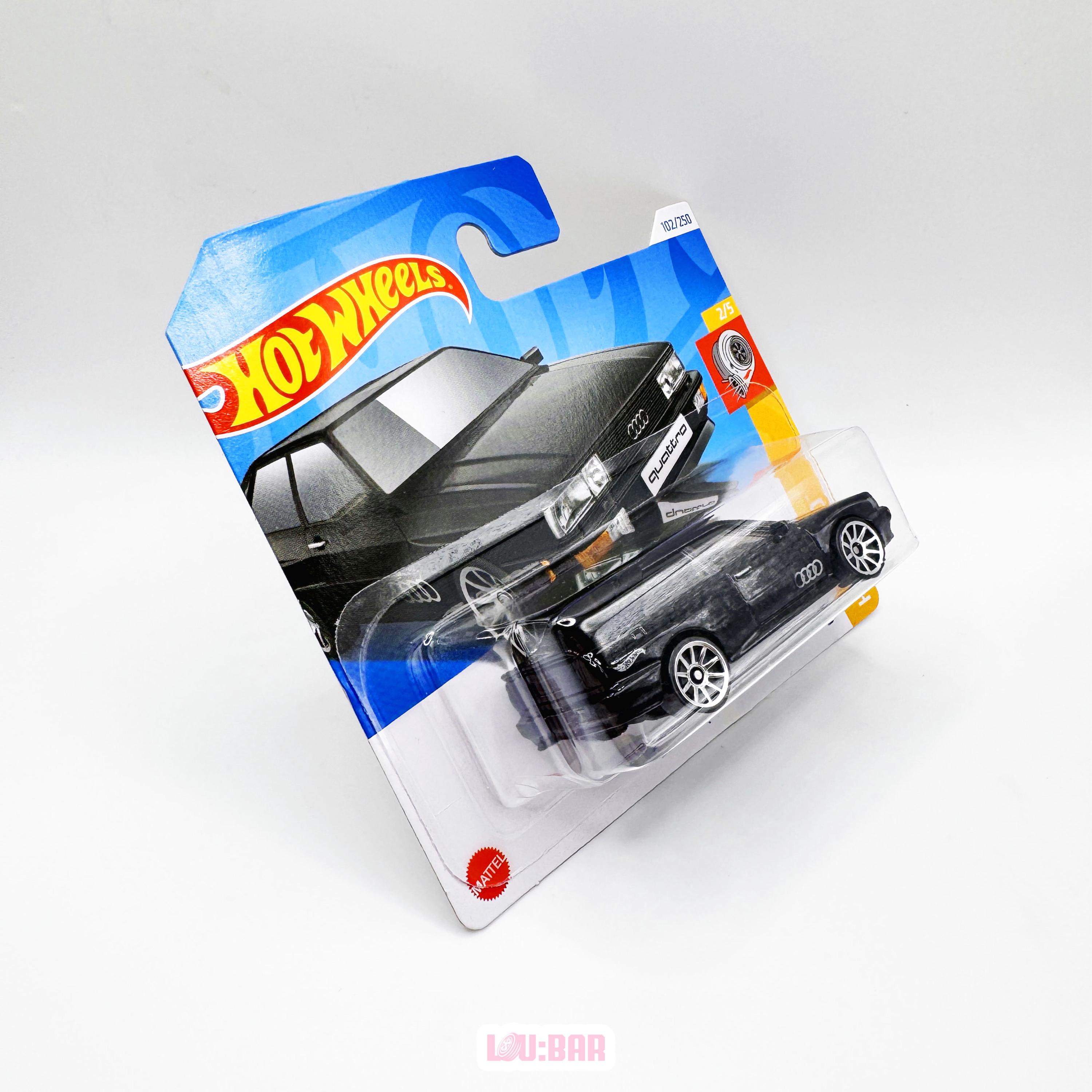 Hot Wheels Einzelauto – Audi Quattro HTD24 Im Maßstab 1:64 – Diecast-Modellauto Für Sammler & Kinder