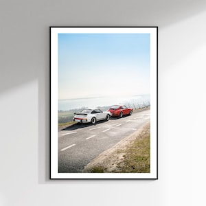 Porsche 911 930 Turbo & 3.0 SC - Voiture impression numérique téléchargement - Photographie réelle par MrYLT