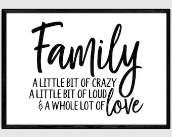 Family sayings | Etsy