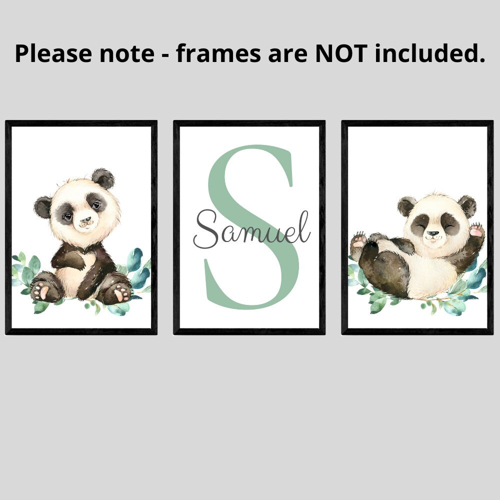 Panda wall sale art nursery
