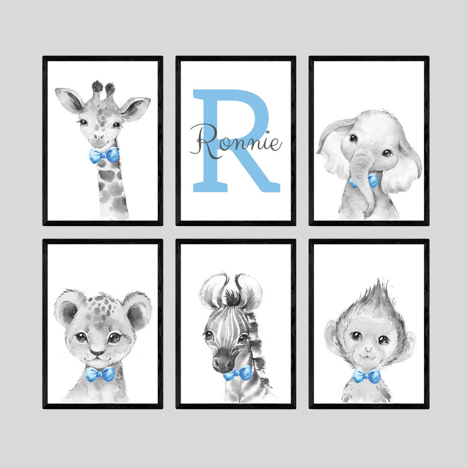Petit Bebe Baby Boys Safari Animals Print Bubble