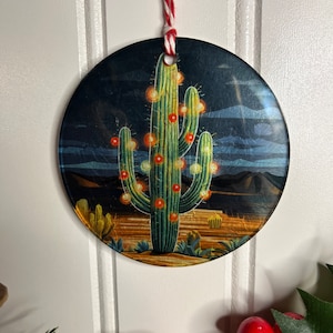 Saguaro Christmas Ornament
