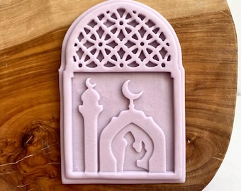 Islamic Window Cookie Embosser Stamp and Cutter Ramadan & Eid Baking Tool