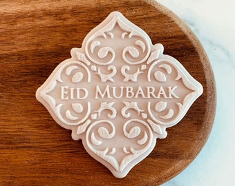 Eid Mubarak Decorative Debosser Stamp. Fondant Icing Cupcake Decorating