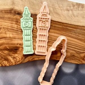 Big Ben Cookie Stamp + Cutter. Fondant Icing Cupcake Decorating