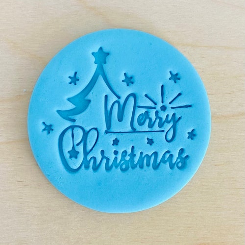 Christmas Reverse Embosser Stamp Nativity Wreath Embosser Etsy