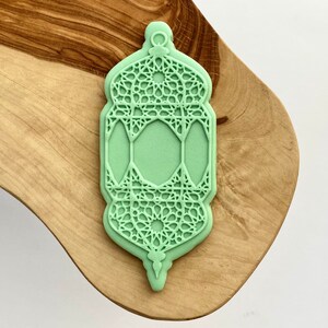 Eid Mubarak Lantern Debosser Stamp with Cutter (Style 2). Ramadan Mubarak. Fondant Icing Decorating